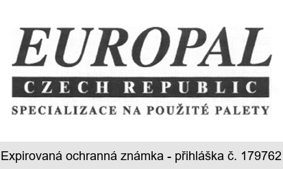 EUROPAL CZECH REPUBLIC SPECIALIZACE NA POUŽITÉ PALETY