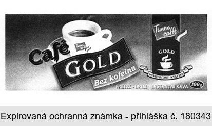 Café GOLD Bez kofeinu Timex caffé