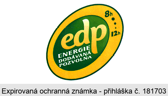 edp ENERGIE DODÁVANÁ POZVOLNA