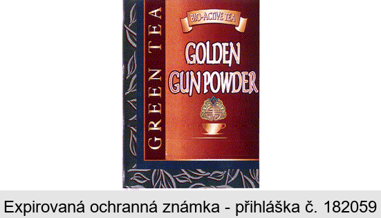 GREEN TEA BIO-ACTIVE TEA GOLDEN GUN POWDER