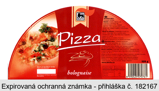 Delvita Pizza bolognaise