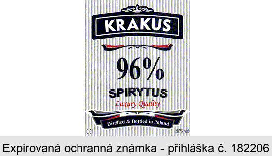 KRAKUS 96% SPIRYTUS Luxury Quality