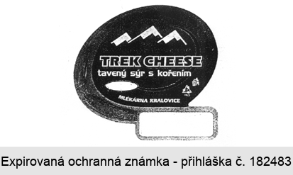 TREK CHEESE tavený sýr s kořením mlékárna Kralovice