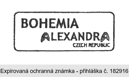 BOHEMIA ALEXANDRA CZECH REPUBLIC