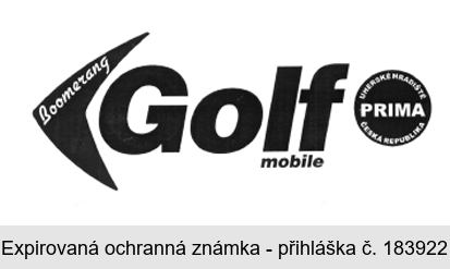 Golf mobile Boomerang PRIMA
