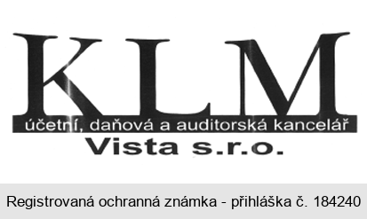 KLM účetní, daňová a auditorská kancelář Vista s.r.o.
