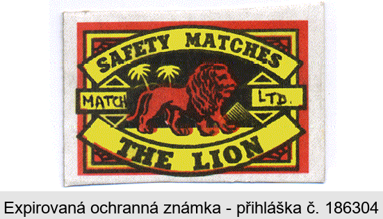 SAFETY MATCHES THE LION  MATCH LTD.