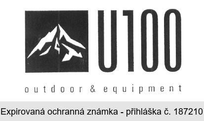 U100, outdoor & equipment