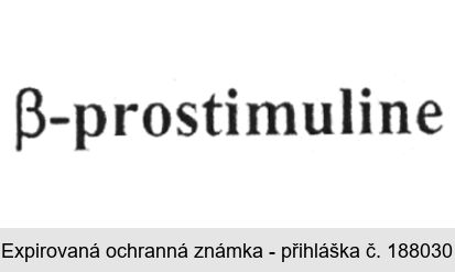ß-prostimuline