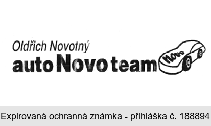 Oldřich Novotný  auto Novo team