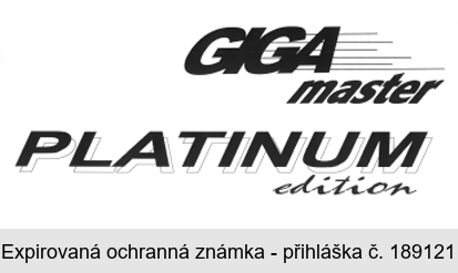 GIGA master PLATINUM edition