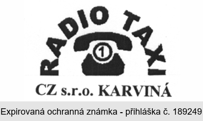 RADIO TAXI 1 CZ s.r.o. KARVINÁ