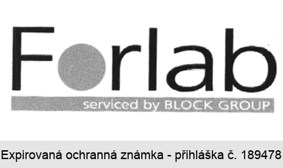 Forlab, serviced by BLOCK GROUP