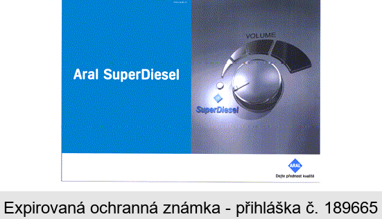 Aral SuperDiesel VOLUME SuperDiesel ARAL Dejte přednost kvalitě