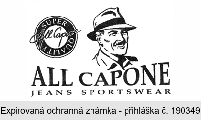 SUPER QUALITY All Capone  ALL CAPONE JEANS SPORTEWEAR