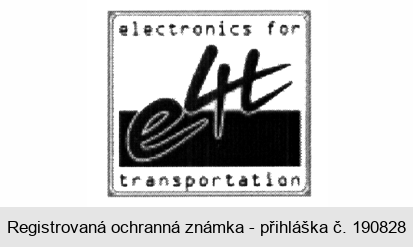 e4t electronics for transportation