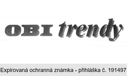 OBI trendy