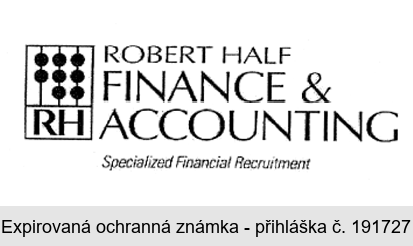 ROBERT HALF RH FINANCE & ACCOUNTING Specialized Financial Recruitment