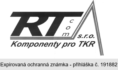 RT com s.r.o. Komponenty pro TKR