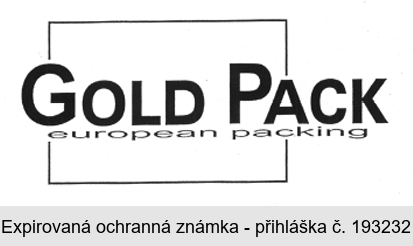 GOLD PACK european packing