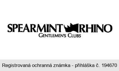 SPEARMINT RHINO, GENTLEMEN' S CLUBS