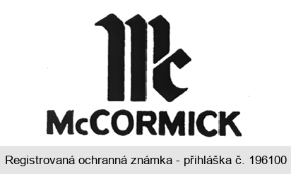 Mc McCORMICK