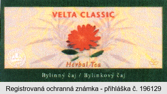 VELTA CLASSIC Herbal Tea Bylinný čaj / Bylinkový čaj