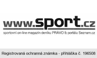www.sport.cz sportovní on-line magazín deníku PRÁVO & portálu Seznam.cz