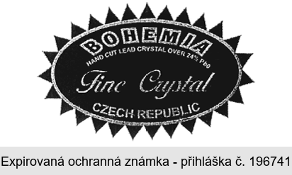 BOHEMIA Fine Crystal CZECH REPUBLIC