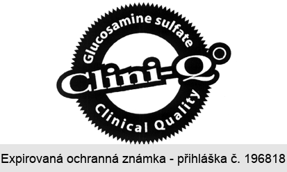 Glucosamine sulfate Clini-q R Clinical Quality
