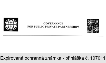 GOVERNANCE FOR PUBLIC PRIVATE PARTNERSHIPS