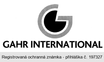 G GAHR INTERNATIONAL