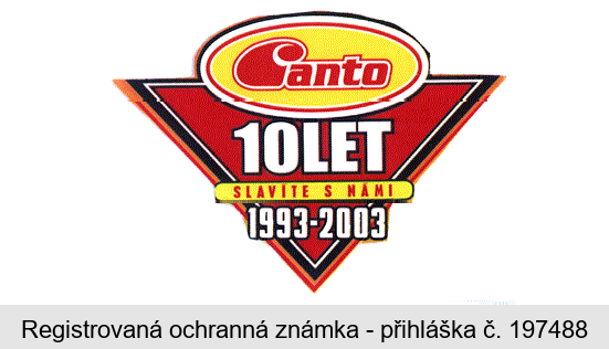 Canto 10LET SLAVÍTE S NÁMI 1993-2003