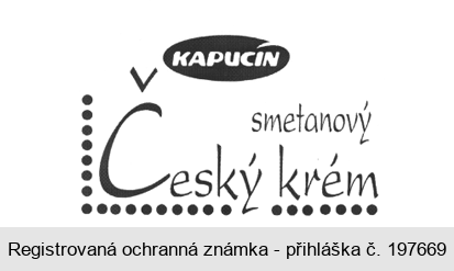 KAPUCÍN smetanový Český krém