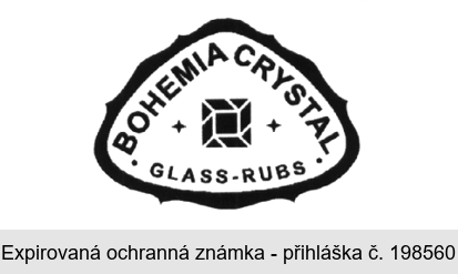BOHEMIA CRYSTAL GLASS - RUBS