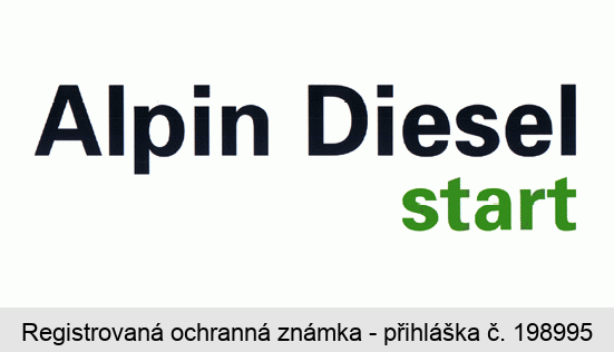 Alpin Diesel start