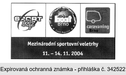 SPORT life boat Brno caravaning Brno Mezinárodní sportovní veletrhy 11. - 14.11.2004