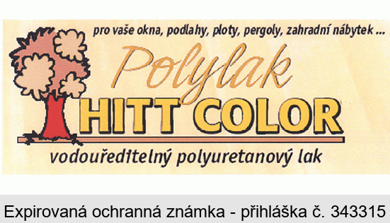 Polylak HITT COLOR vodouředitelný polyuretanový lak