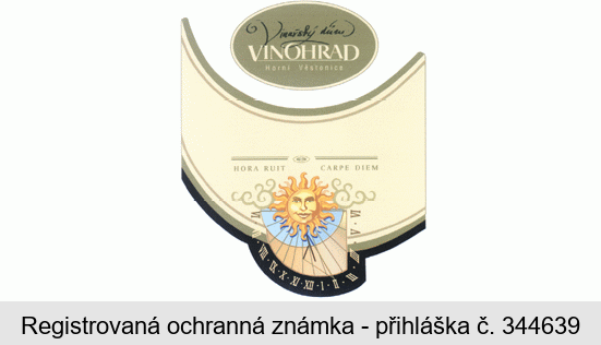 Vinařský dům VINOHRAD Horní Věstonice HORA RUIT CARPE DIEM