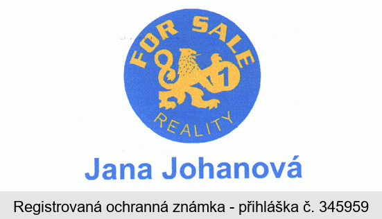 FOR SALE REALITY Jana Johanová