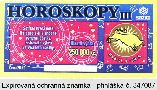 HOROSKOPY III S sazka BÝK