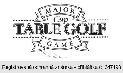 TABLE GOLF Major Game Cup