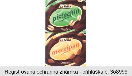 La Festa pistachio marzipan Chocolatta