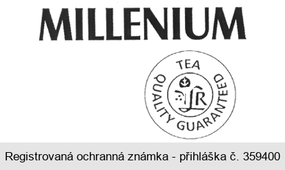 MILLENIUM TEA QUALITY GUARANTEED LR