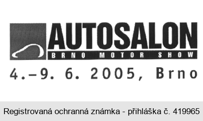 AUTOSALON BRNO MOTOR SHOW 4. - 9. 6. 2005, Brno