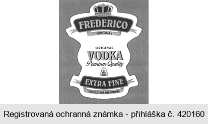 FREDERICO EXTRA FINE ORIGINAL VODKA Premium Quality