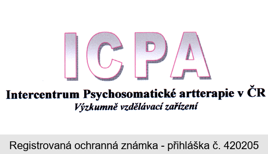 ICPA Intercentrum Psychosomatické artterapie v ČR Výzkumně vzdělávací zařízení