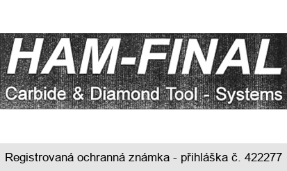 HAM - FINAL Carbide & Diamond Tool - Systems