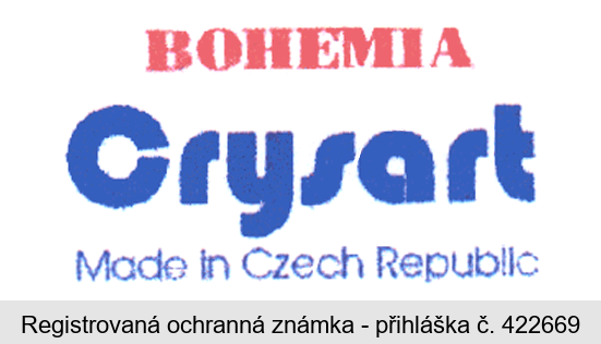 BOHEMIA Crysart Made in Czech Republic