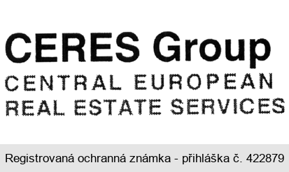 CERES Group CENTRAL EUROPEAN REAL ESTATE SERVICES